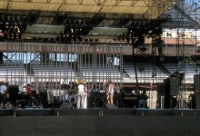 David Bowie tour Sydney showground setup